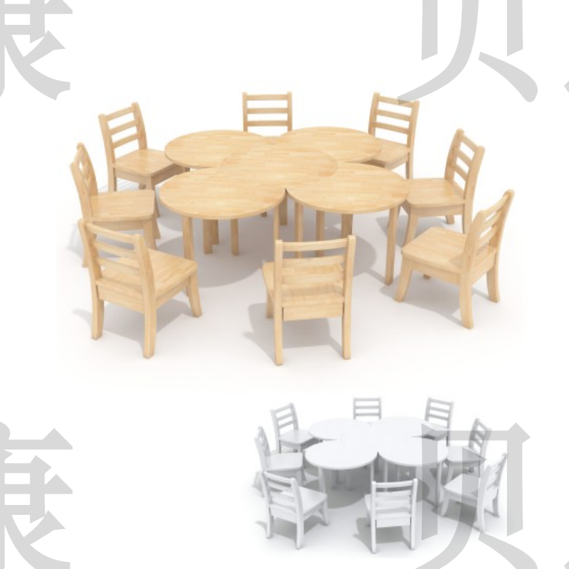 A.003-210  诺莎★梅花桌